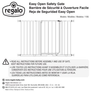 regalo gate instructions